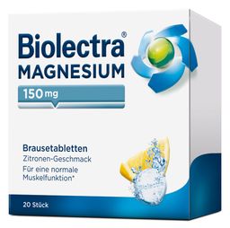 Biolectra® Magnesium 150 mg Brausetabletten Zitronengeschmack
