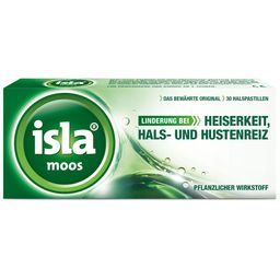 isla moos Halspastillen bei Halskratzen und Reizhusten
