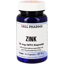 GALL PHARMA Zink 12 mg GPH Kapseln