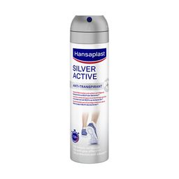 Hansaplast Silver Active Fußdeo | Fußspray gegen Fußgeruch & Schweißfüße | 72h-Schutz