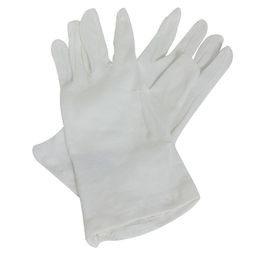FRANK® Zwirnhandschuhe aus Baumwoll-Trikot weiß Gr. 9