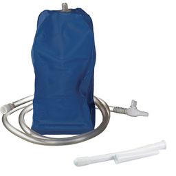 Irrigator 2 Liter für die Reise komplett mit PVC Schlauch