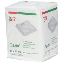 Lohmann & Rauscher Gazin Mullkompresse 8- fach unsteril 100 Stück 10 x 10 cm