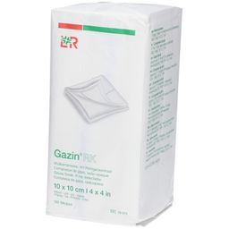 Gazin® Mullkompresse 10 cm x 10 cm unsteril 16 lagig