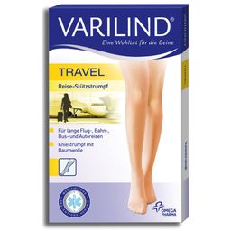 VARILIND® Travel Kniestrümpfe 180 DEN schwarz Gr. L (42,5-45)