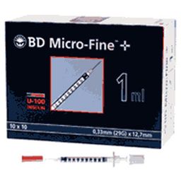 BD Micro-Fine™+ U 100 Insulinspritzen 12,7 mm