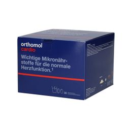 Orthomol Cardio - unterstützt die normale Herzfunktion, mit Magnesium, Omega-3-Fettsäure, Vitamin D - Granulat/Tabletten/Kapseln