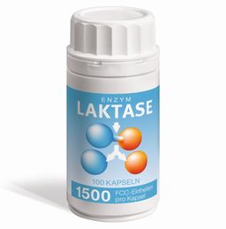 Laktase 1500 FCC Enzym Kapseln