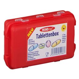 WUNDmed® Tablettenbox mit 10-Fächern (Farbe nicht wählbar)