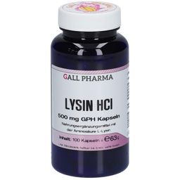 GALL PHARMA Lysin HCl 500 mg GPH Kapseln