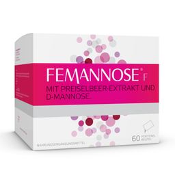Femannose F – Trinkgranulat mit je 2000 mg D-Mannose Pulver und 100 mg Preiselbeer-Extrakt