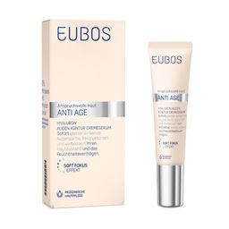 EUBOS Anti Age Hyaluron Augen Kontur Cremeserum gegen Falten & Augenringe