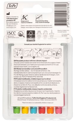 TePe Interdentalbürsten gemischt 0,4 - 1,6 mm