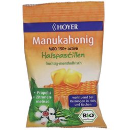 Hoyer Manukahonig MGO 150+ active Halspastillen