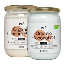 nu3 Bio Kokosöl + nu3 Bio Kokosmus