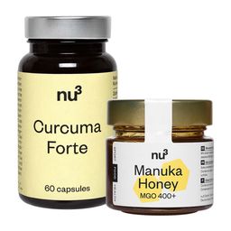 nu3 Manuka-Honig MGO 400 + nu3 Premium Curcuma Forte