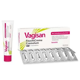 Vagisan FeuchtCreme + Vagian FeuchtCreme Cremolum Set bei Scheidentrockenheit