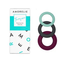 AMORELIE Threesome Penisring-Set FÜR IHN