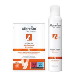 Allpresan® Fuß spezial Original Schaum Creme Nr. 4 Hornhaut und Schrunden 200  ml + Allpresan® FUSSMASKE Hornhaut und Schrunden