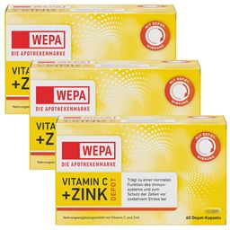 WEPA VITAMIN C+ZINK KAP 3er-Pack