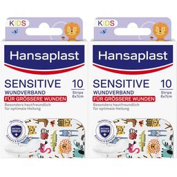 Hansaplast Sensitive Kids Wundverband XL, 6 cm x 7 cm
