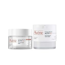 Avène Hyaluron Activ B3: Zellerneuernde Tagescreme + Multi-intensive Nachtcreme mit Niacinamid und Hyaluronsäure