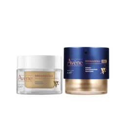 Avène DERMABSOLU intensiv-konturstraffende Nachtcreme + Avène DERMABSOLU festigende Tagescreme - Anti-Aging Pflege mit Bakuchiol