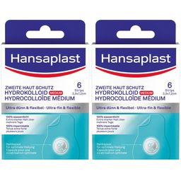 Hansaplast Zweite Haut Schutz | Wasserdichte Pflaster | Flexible Pflaster | Ultra dünn | 6 Pflaster