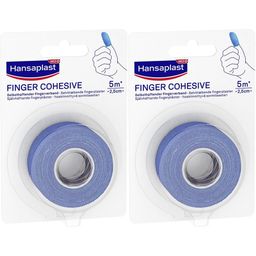 Hansaplast Fingerverband | Selbsthaftender Verband | Fixiert Wundauflagen | 5 m x 2,5 cm