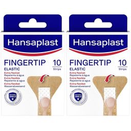 Hansaplast Fingerstrips Pflaster | Fingerpflaster | Besonders flexibler Wundschutz | Wasserabweisendes Pflaster | Schützt vor 99 % der Bakterien | 10 Stück