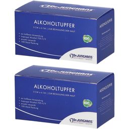 Dr. JUNGHANS® ALKOHOLTUPFER 3 x  6 cm steril