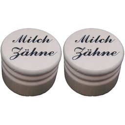 Milchzahn Dose Holz 3,5 cm