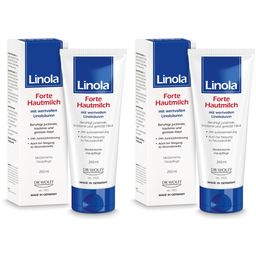 Linola Forte Hautmilch - Creme gegen Juckreiz für trockene, gereizte oder zu Neurodermitis neigende Haut