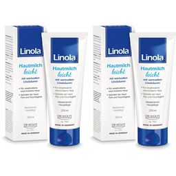 Linola Hautmilch leicht - Leichte Körperlotion für empfindliche und trockene Haut