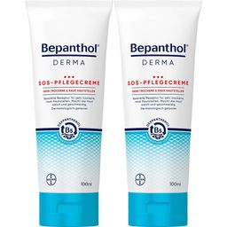 Bepanthol® DERMA SOS-Pflegecreme, Körperpflege für sehr trockene und raue Hautstellen, dermatologisch getestete Feuchtigkeitscreme mit Dexpanthenol