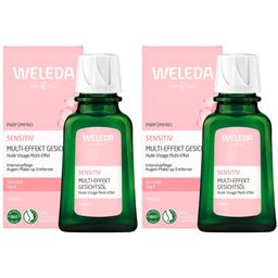 Weleda Sensitiv Multi-Effekt Gesichtsöl – Natürliches, parfümfreies Öl mit 3 Inhaltsstoffen für beruhigte Haut und Augen-Make-up-Entfernung