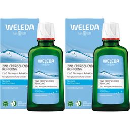 Weleda 2in1 Erfrischende Reinigung - Befreit Haut von Schmutz und Make-up, verfeinert Hautbild