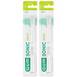 GUM® SONIC DAILY Ersatzbürstenköpfe