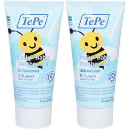 TePe® Daily Baby Zahnpasta für Babys ab dem ersten Zahn 1000 ppm Fluorid