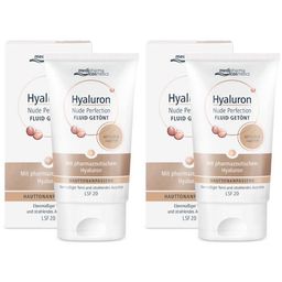 Hyaluron Nude Perfection Getöntes Fluid mittlerer Hauttyp LSF 20