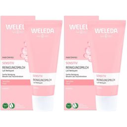 Weleda Sensitiv Reinigungsmilch - Milde Reinigung mit Mandel- und Pflaumenkernölen für sensible Haut