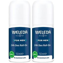 Weleda 24h Deo Roll-On FOR MEN - zuverlässiger Schutz & belebend-herber Duft ohne Aluminiumsalze