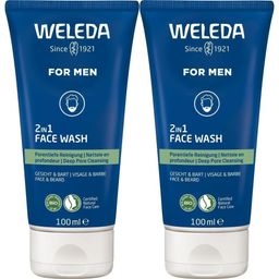 Weleda For Men 2in1 Face Wash - erfrischende porentiefe Reinigung für Gesicht und Bart