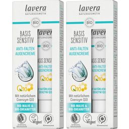 lavera basis sensitv Anti-Aging Augencreme Q10