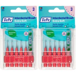 TePe Interdentalbürste Extra Soft 0,5 - 0,9 mm rot
