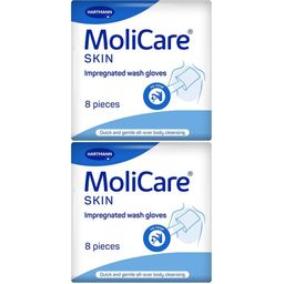 MoliCare Skin Feuchte Waschhandschuhe: Zur praktischen und schonenden Ganzkörperreinigung