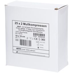 Mullkompressen 8 fach 10 x 10 cm steril