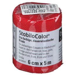 BORT StabiloColor® Binde 6 cm rot