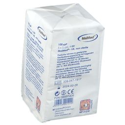 Maimed Vlieskompressen unsteril 4-lagig 100 Stück 5 x 5 cm