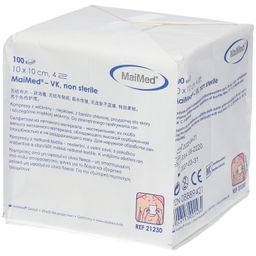 Maimed Vlieskompressen unsteril 4-lagig 100 Stück 10 x 10 cm